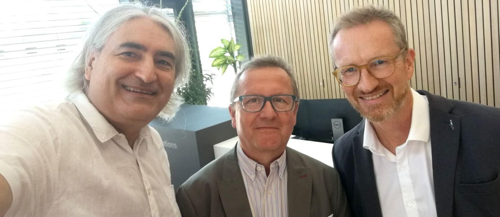 Thomas Rihl, Christian Bauer und Paul Gruber